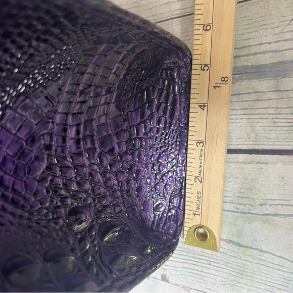 Brahmin Tia Purple Ultraviolet Ombre Melbourne S77 1708 00580 - Picture 14 of 16